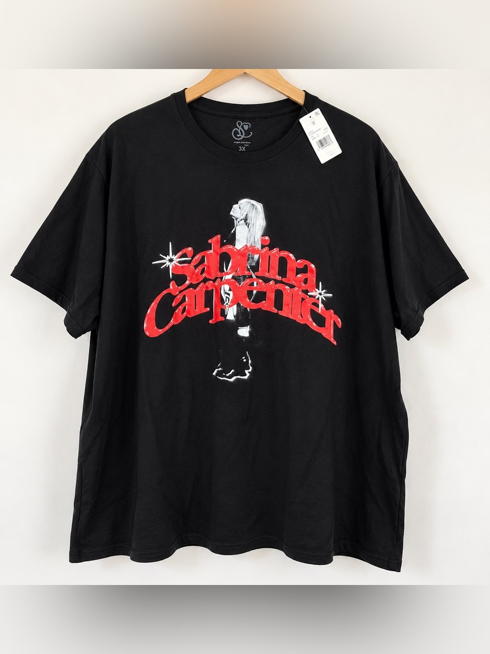 ✨ NWT Sabrina Carpenter Official Graphic Tee – 3X